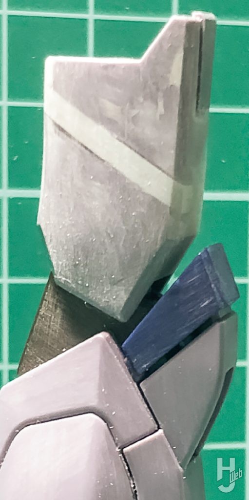 こな製作「レジェンドガンダム」製作中途太モモ