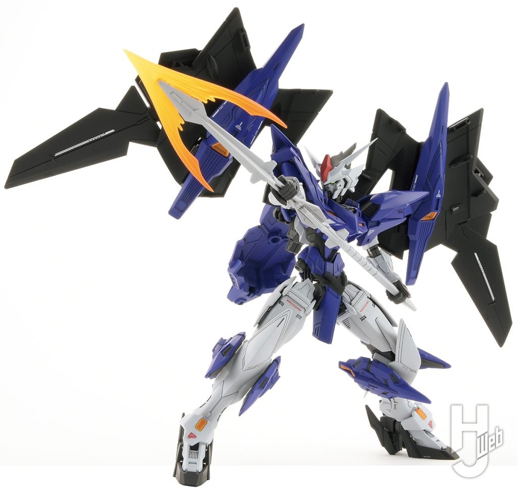 ネコアシ製作「ガンダムグリープ」ビームランサー構え