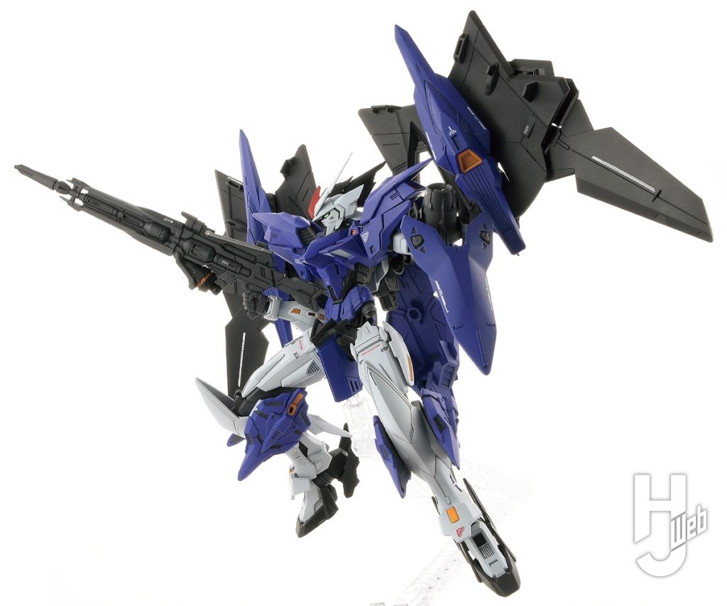 ネコアシ製作「ガンダムグリープ」ハイパーメガ粒子ランチャー構え