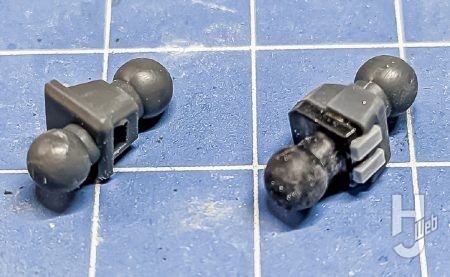 ネコアシ製作「ガンダムグリープ」製作中途首ジョイント