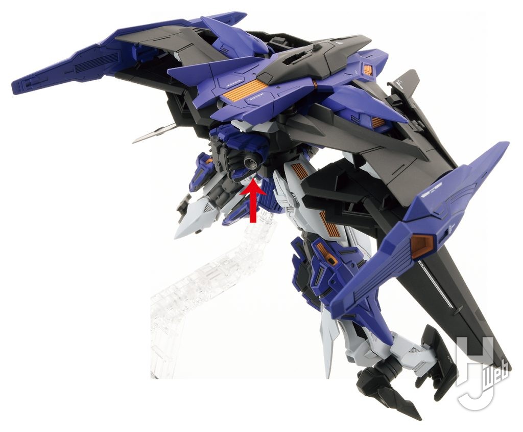 ネコアシ製作「ガンダムグリープ」アサルトモード背面