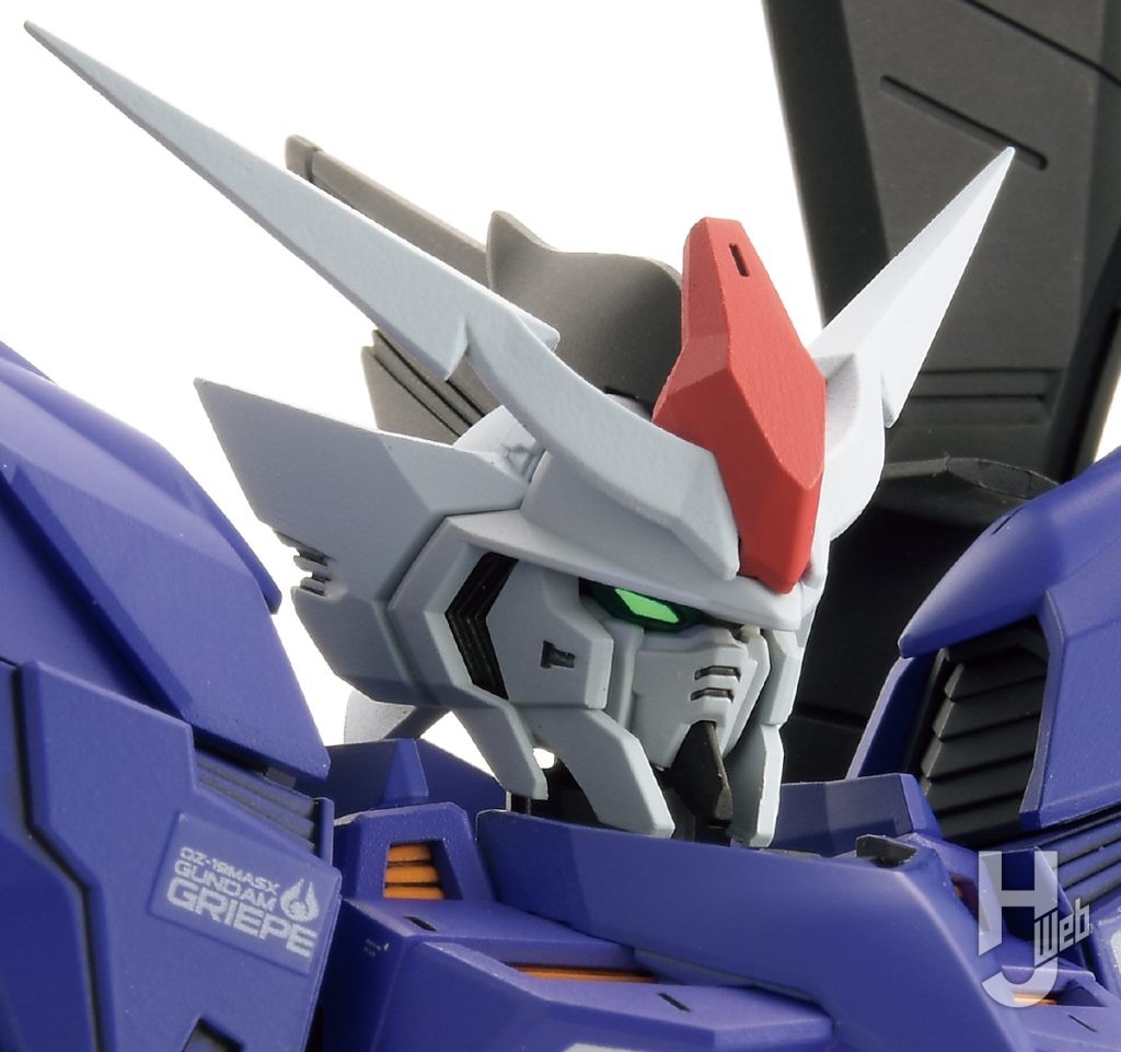 ネコアシ製作「ガンダムグリープ」頭部アップ