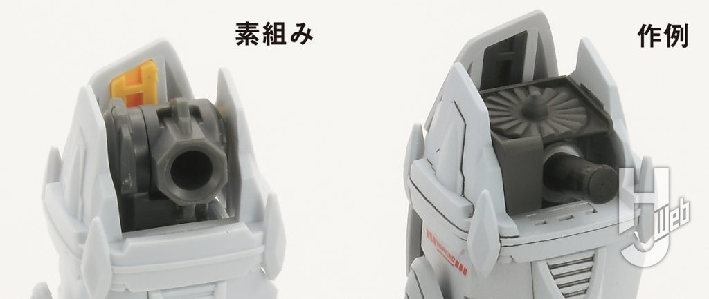 ネコアシ製作「ガンダムグリープ」脚部付け根素組み比較