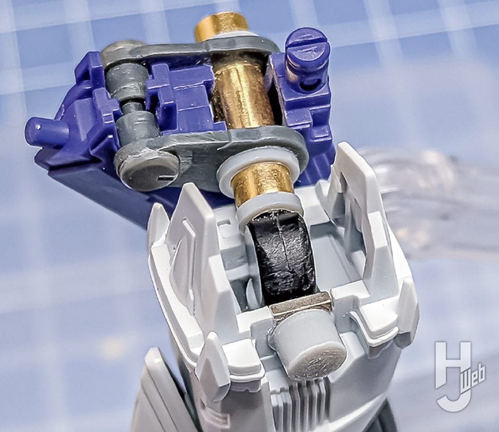 ネコアシ製作「ガンダムグリープ」製作中途股関節