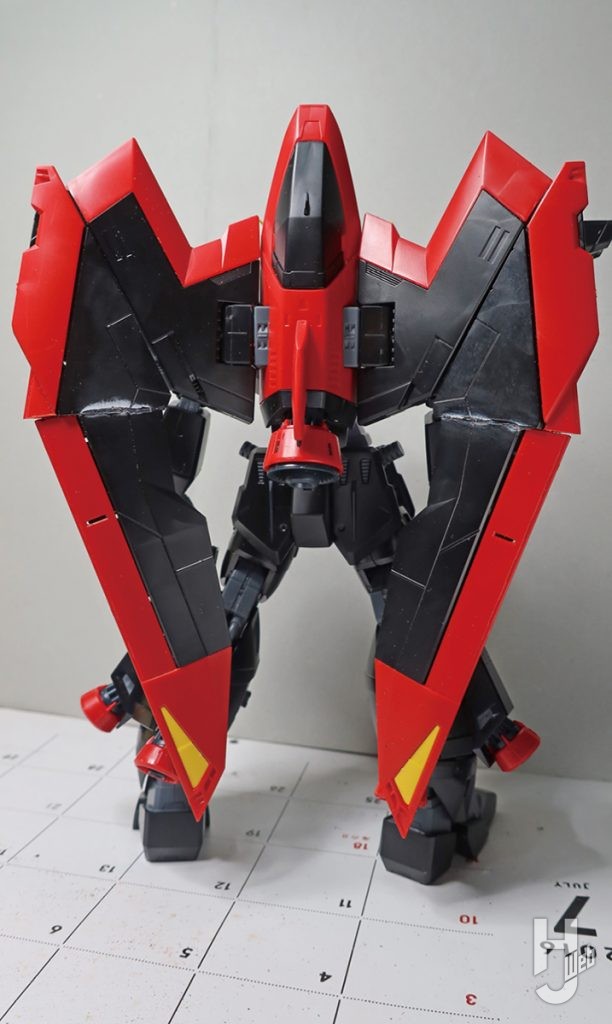 セイラマスオ製作「MASUO’s Planning」製作中途翼シルエット調整後