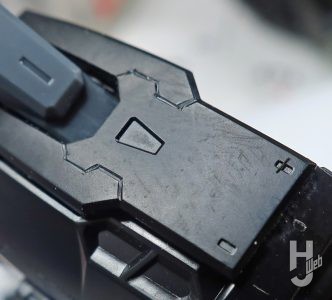 セイラマスオ製作「GAT-X370 レイダーガンダム Ver.W.G.P.N.」製作中途スジ彫り7