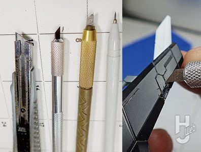 セイラマスオ製作「GAT-X370 レイダーガンダム Ver.W.G.P.N.」製作中途スジ彫り応用14