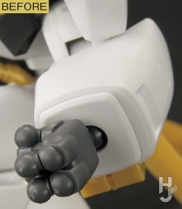 朱凰製作「龍王丸」ハンド周辺工作前