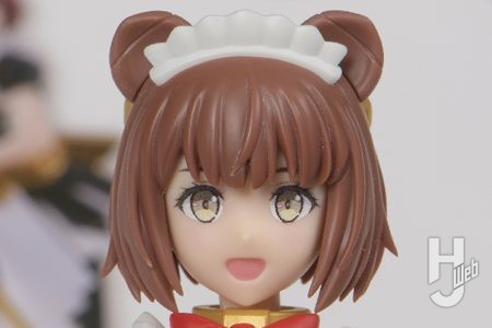 Rikka製作「メイドロイド ラクエル」製作中髪パーツシャープ化完了