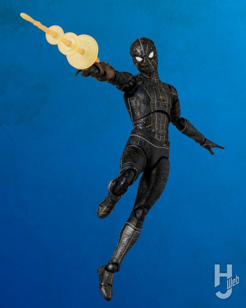 スパイダーマンの可動フィギュアのメイン画像