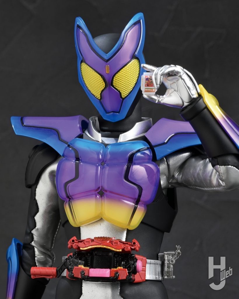 仮面ライダーガヴポッピングミフォームの可動フィギュアのアップ画像その6