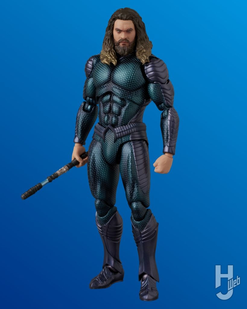 アクアマンステルススーツバージョンの可動フィギュアのメイン画像