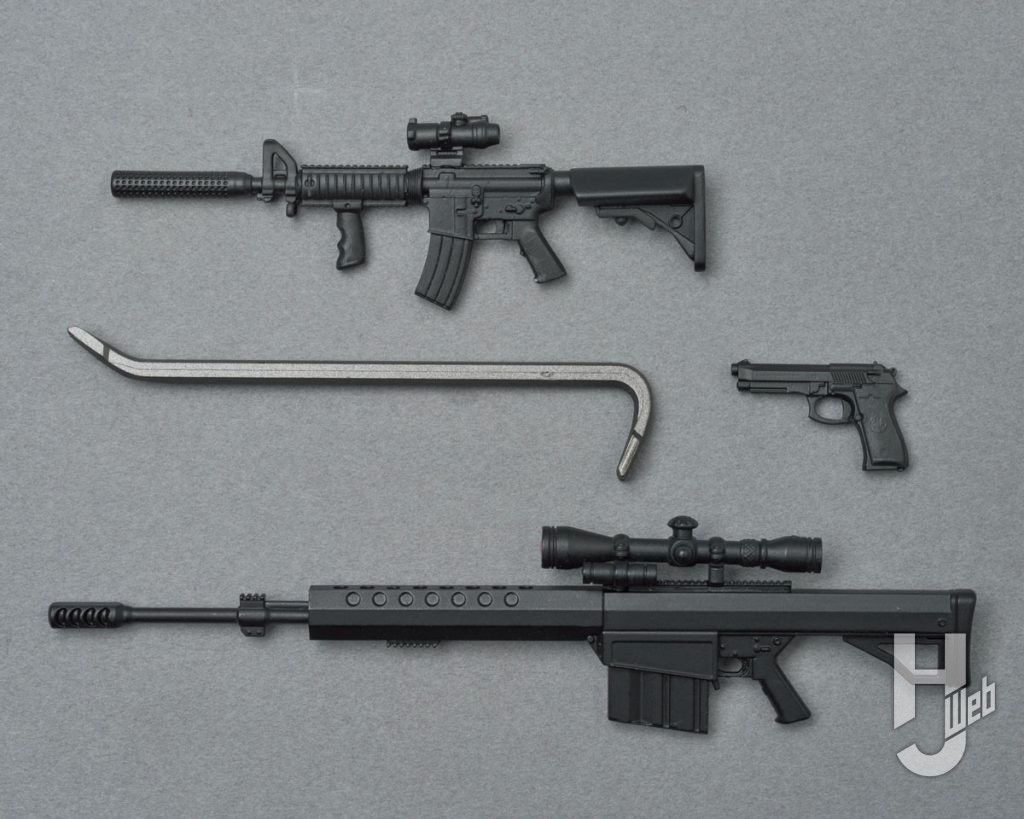 ブッチャーの可動フィギュアの付属パーツの画像その1