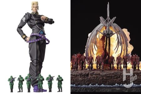『ジョジョ』虹村形兆がスタンド「バッド・カンパニー」とともに超像可動にラインナップ！P1Sからは『進撃の巨人』「地鳴らし」1ｍ級スタチューが登場【フィギュア最新情報】