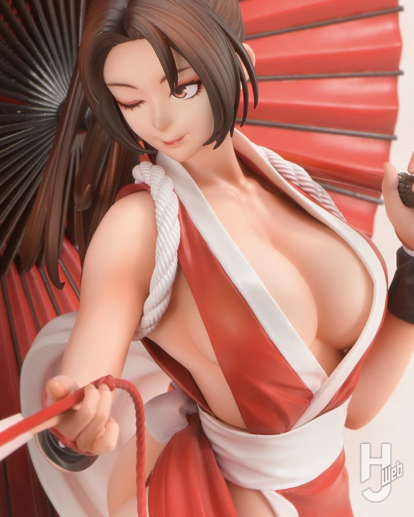 不知火舞のフィギュアのアップ画像