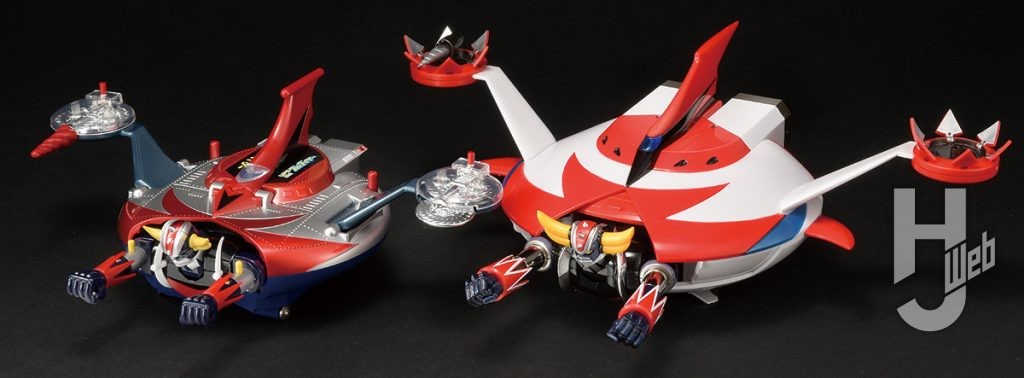 超合金 DELUXE グレンダイザー & UFOスペイザー 超合金魂 GX-04S UFOロボ グレンダイザー 宇宙の王者セット 比較