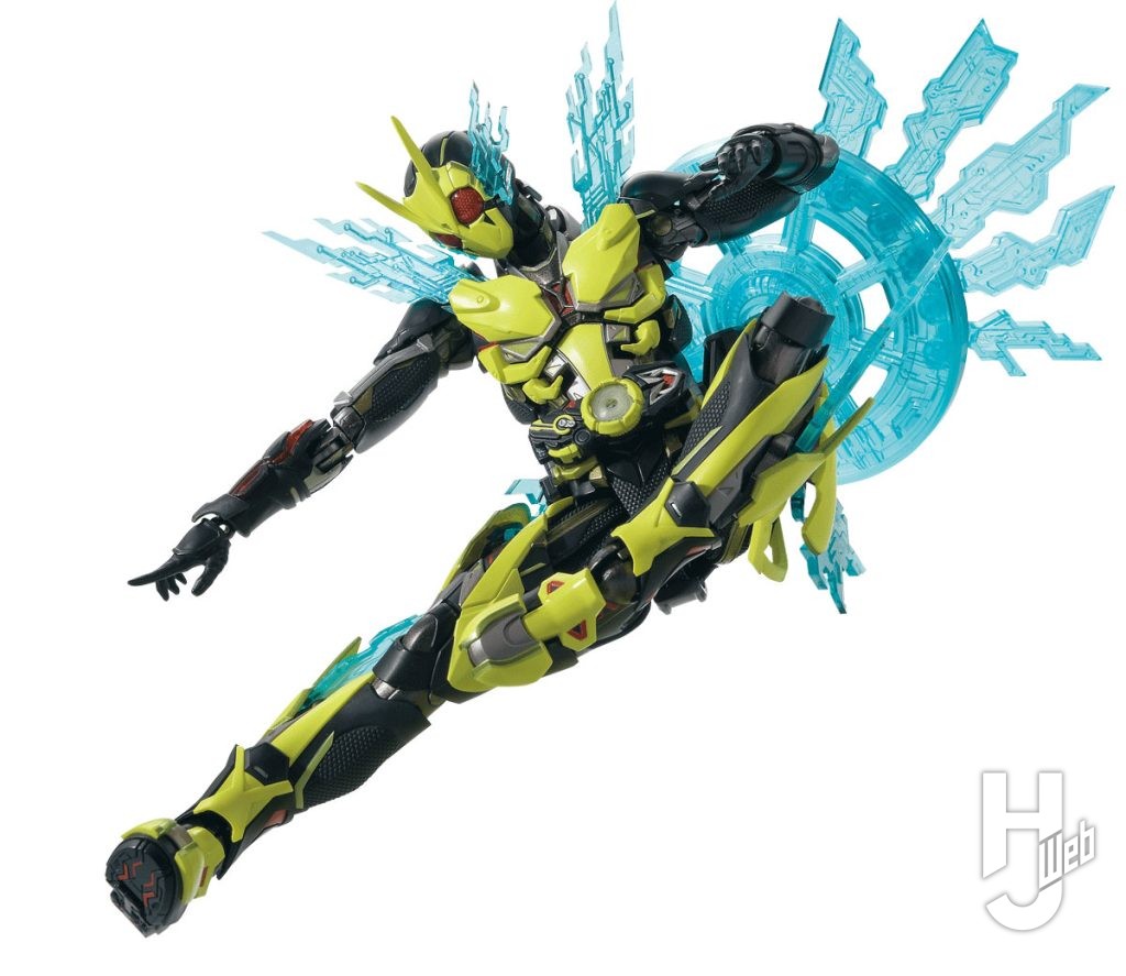 衛星ゼアのクリアーパーツは可動させてエフェクトパーツに変形。本体のエフェクトと組み合わせて必殺技の「ライジングインパクト」をより力強く再現することができる
