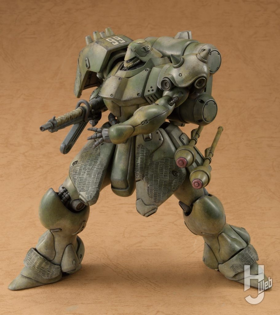 ギラ・ドーガの組み立てプラモデルの全体画像その1