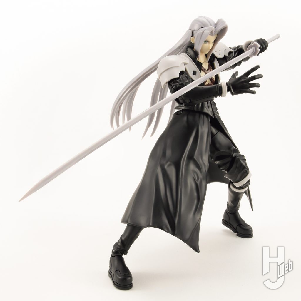 セフィロスのプラモデルの全体画像