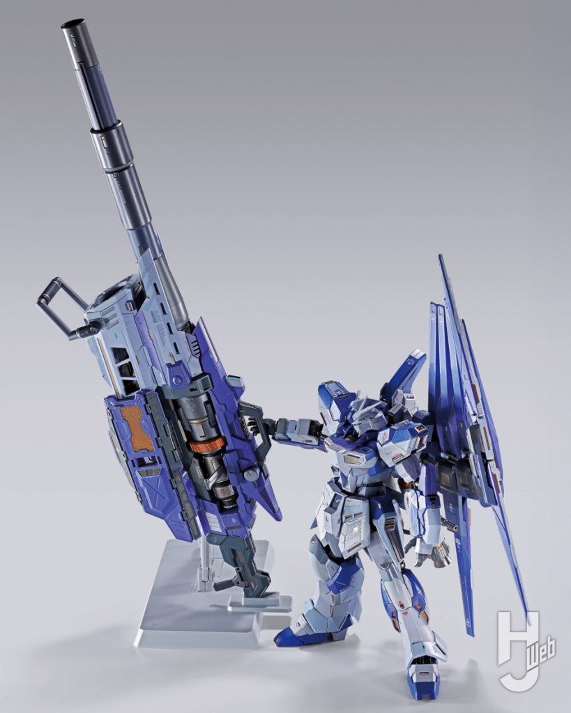 Hi-νガンダムの可動フィギュアのオプションのランチャーの全体イメージの画像