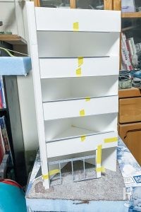 商業ビルの製作過程1