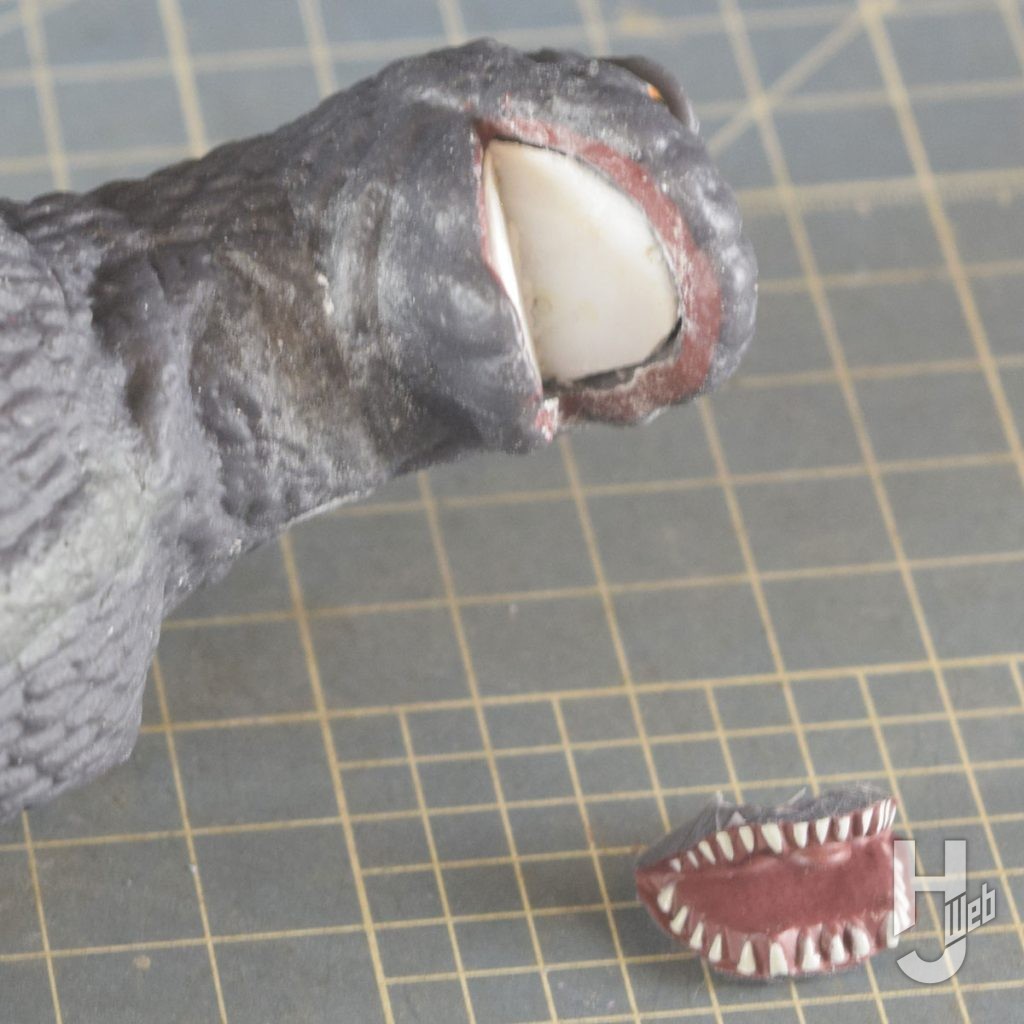 シェーゴジラ　口の製作過程2