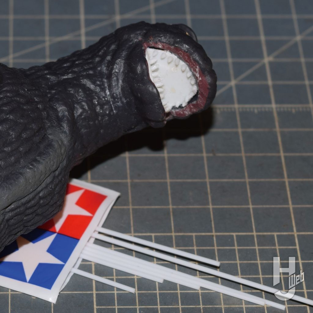 シェーゴジラ　口の製作過程3