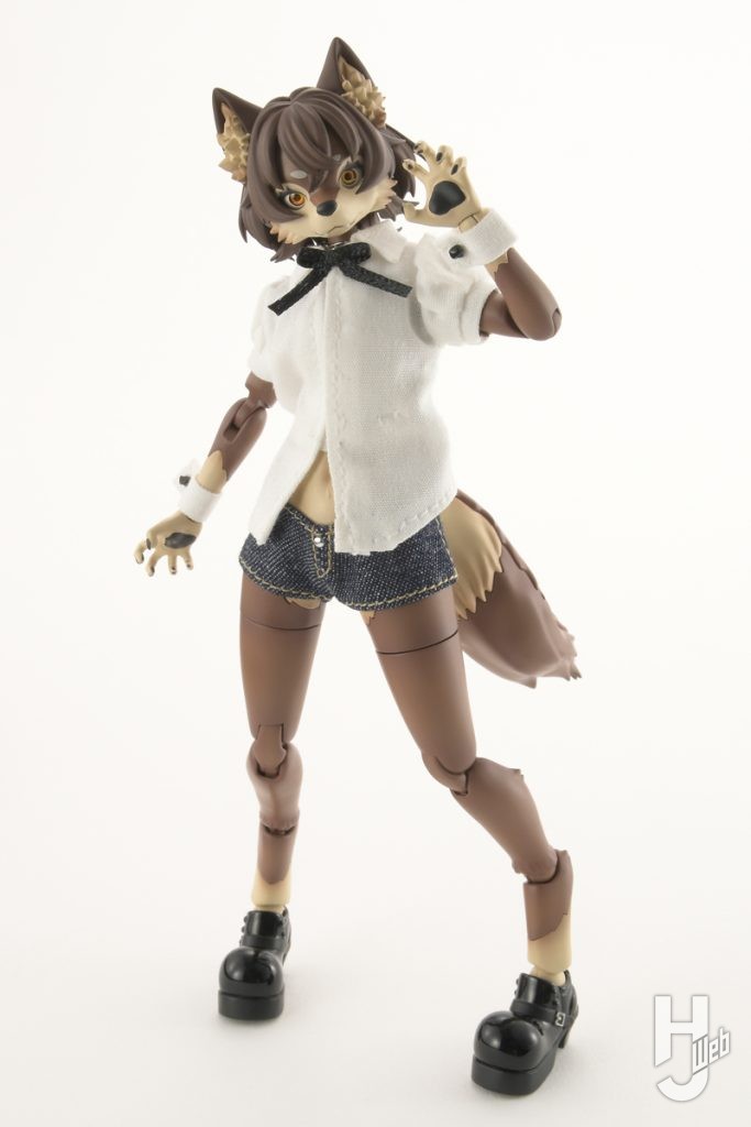 けもプラニホンオオカミのプラモデルの全体画像その1