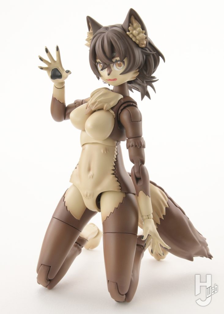 けもプラニホンオオカミのプラモデルの全体画像その3