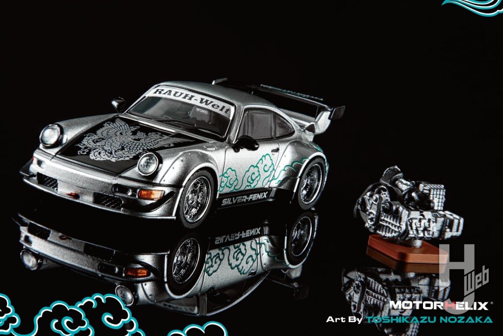 MOTORHELIX(モーターヘリックス)1/64 RWB 964 Silver-Fenixの画像