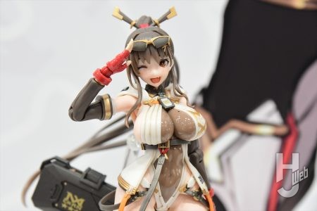 イラストレーター・トリダモノが描いた美少女「MXちゃん」のPLAMATEAが塗装完成見本として展示中！【マックスファクトリー／静岡ホビーショー2026】
