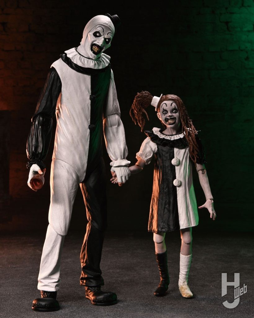 テリファー 終わらない惨劇 Terrifier 2 / アート・ザ・クラウン&リトル・ペイル・ガール アルティメット 7インチ アクションフィギュア 2PK
