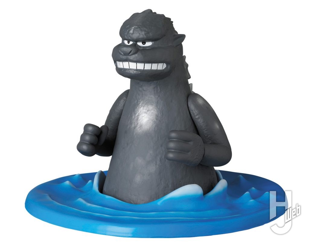花井祐介作のゴジラのソフビフィギュアの画像