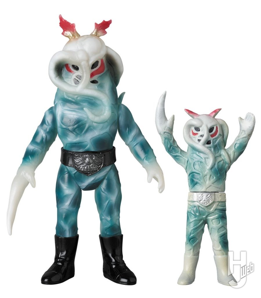 トリカブトとミニサイズのソフビフィギュアの画像