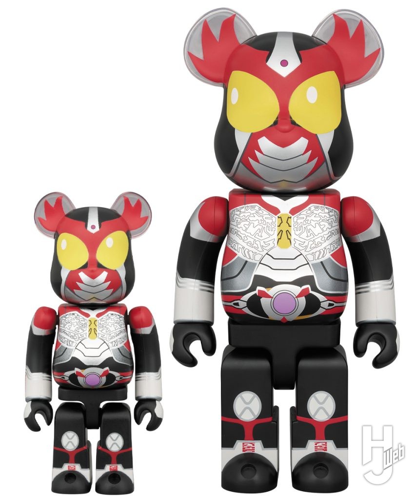 仮面ライダーアギトシャイニングフォームのベアブリックの画像