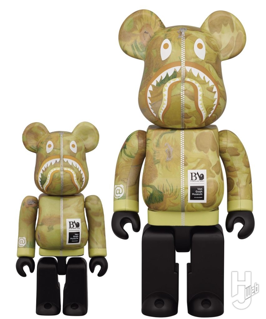 BE@RBRICK BAPEⓇ × Van Gogh Museum “Sunflowers” SHARK 100% & 400%
