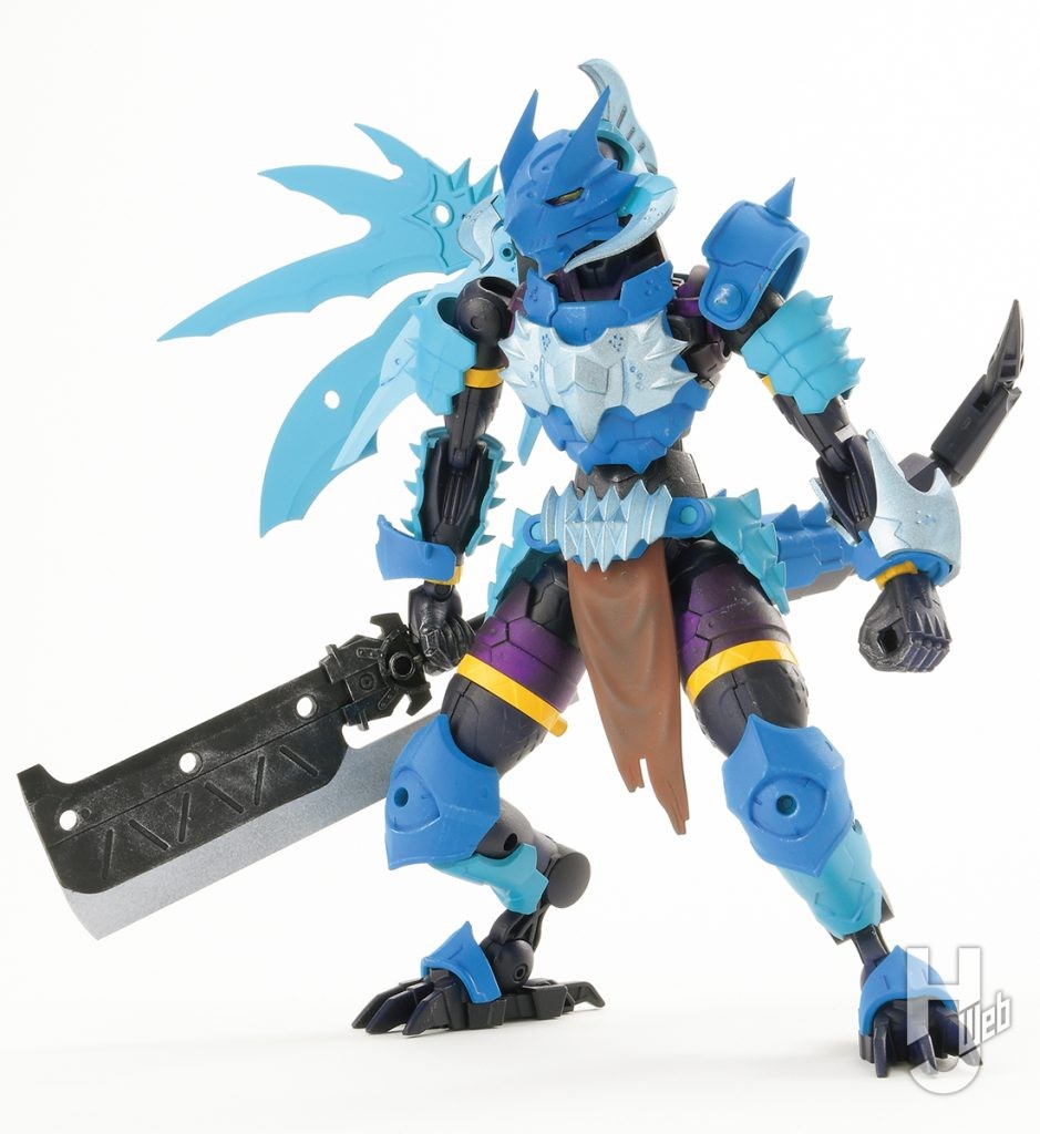 アクリル絵具用エアブラシうすめ液を使用して塗装したプラモデルの画像