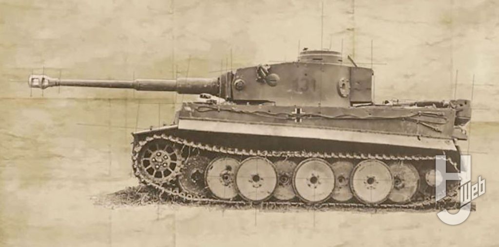 WWII ドイツ軍 Pz.Kpfw.VI ティーガーI 戦車 E/H1型
