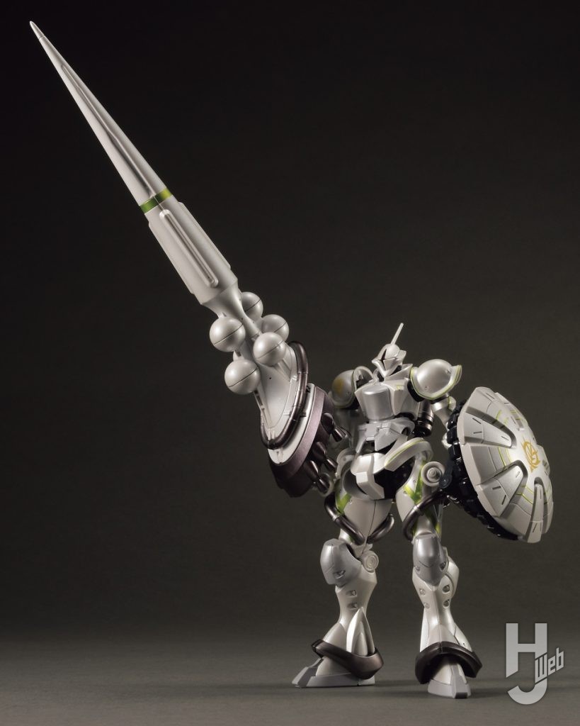 エグザべ専用ギャン（ハクジ装備）のプラモデルの画像
