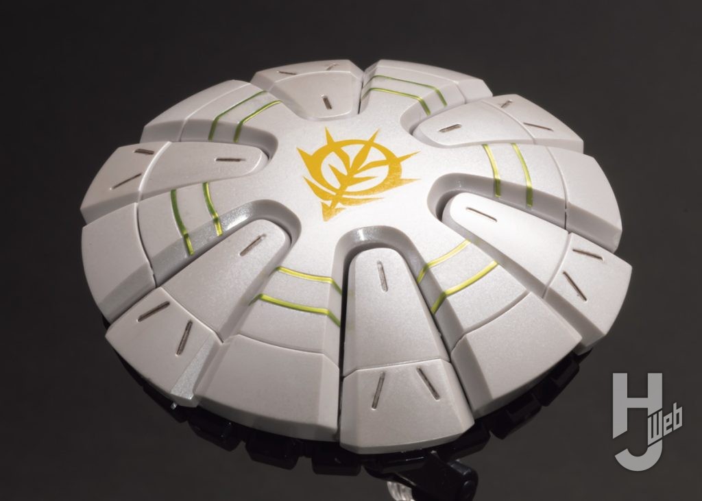 エグザべ専用ギャン（ハクジ装備）のプラモデルの武装パーツの画像