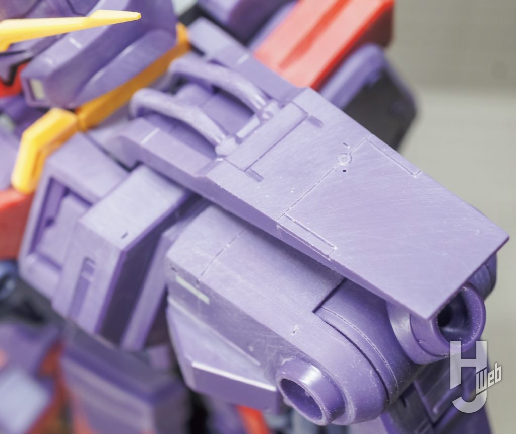 アーリーチョップ製作「サイコ・ガンダムMk-II」製作中肩プレート
