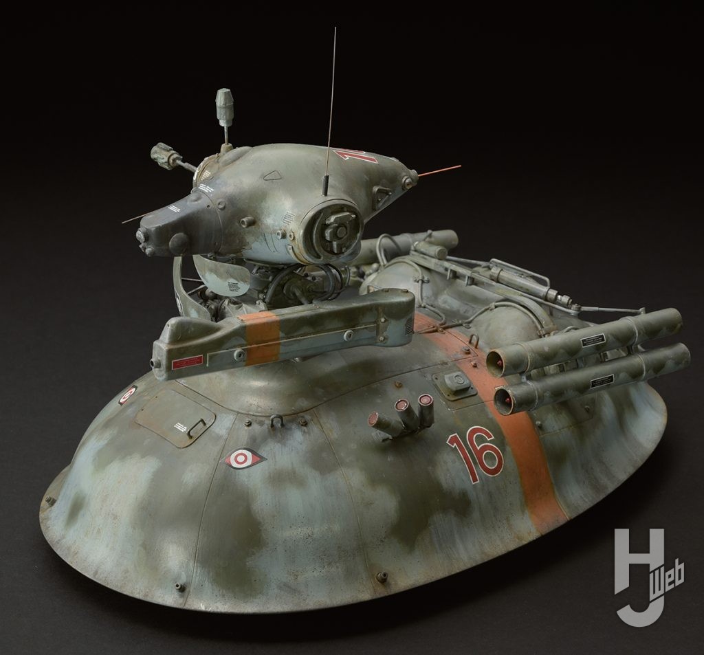 横山宏製作「シュトラール軍 無人ホバー強行偵察機 シュトゥルムフォーゲル」
