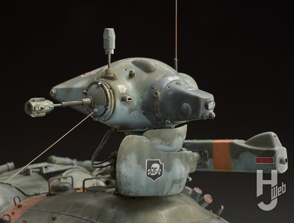 横山宏製作「シュトラール軍 無人ホバー強行偵察機 シュトゥルムフォーゲル」索敵シーカーアップ