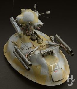MAX渡辺製作「シュトラール軍 無人ホバー強行偵察機 シュトゥルムフォーゲル」俯瞰