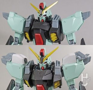 セイラマスオ製作「FULL MECHANICS フォビドゥンガンダム」製作中肩beforeafter