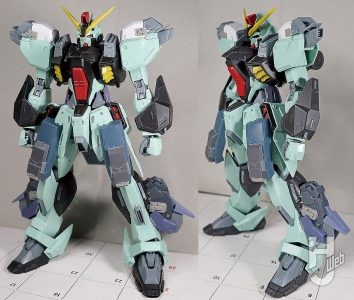 セイラマスオ製作「FULL MECHANICS フォビドゥンガンダム」製作中工作終了