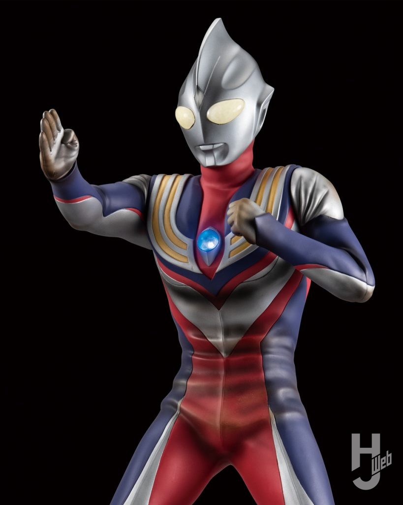 ウルトラマンティガのフィギュアのアップ画像その1