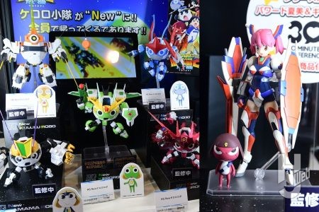 ケロロ小隊の新たなロボが揃って登場！30MPで商品化の「パワード夏美＆ギロロ伍長」も展示中！【BANDAI SPIRITS／静岡ホビーショー2026】