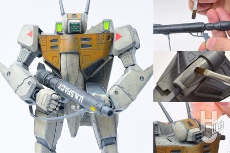 【GWでできる?!】プロモデラーの技に挑戦！ お手軽にできる”筆ムラを活かした”塗装で「VF-1D バトロイドバルキリー」をウェザリングで仕上げてみよう！