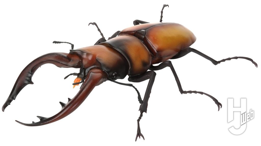 いきもの大図鑑 くわがた12のトカラノコギリクワガタ（オレンジ）の画像
